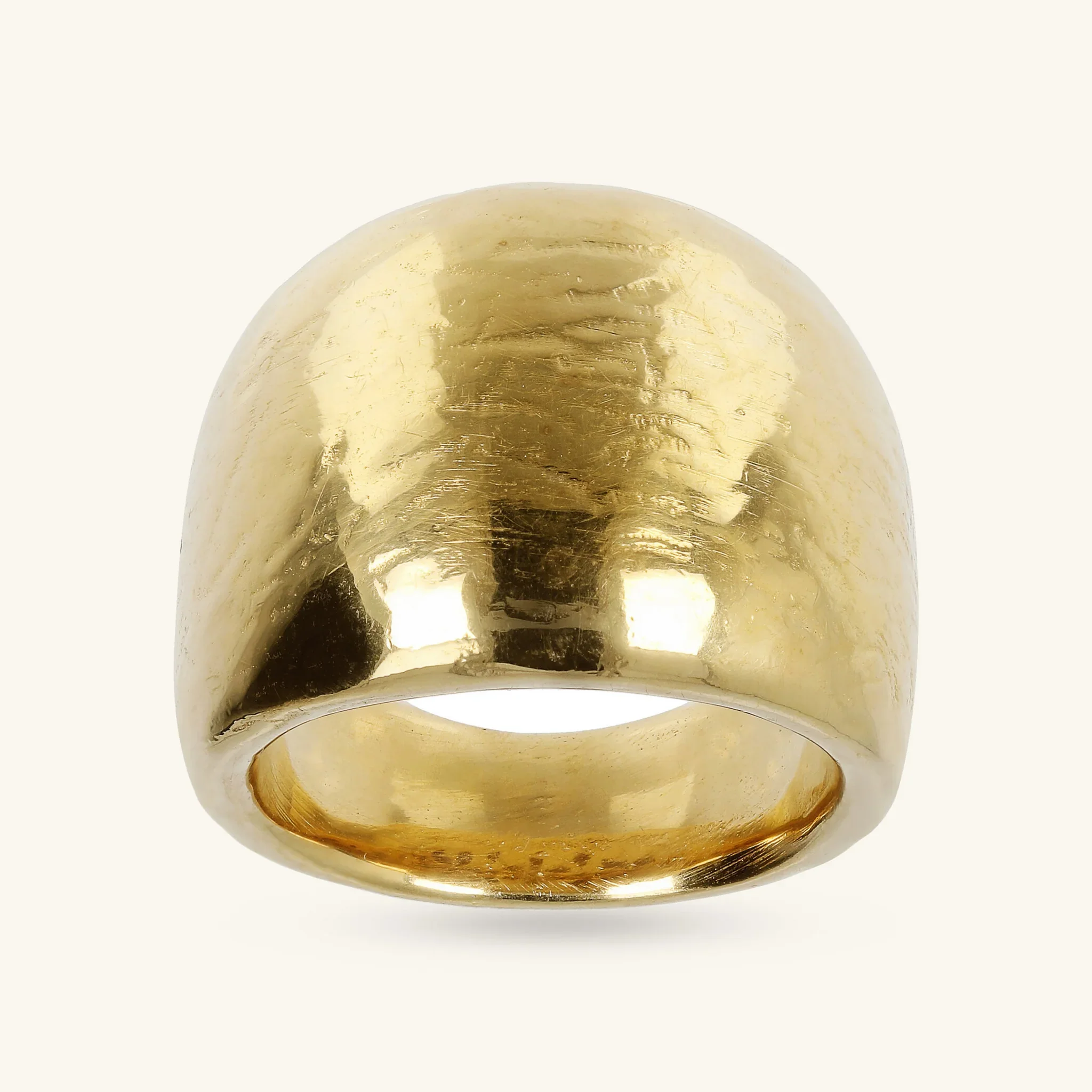 Anello a Fascia Graduato Martellato - Image 3
