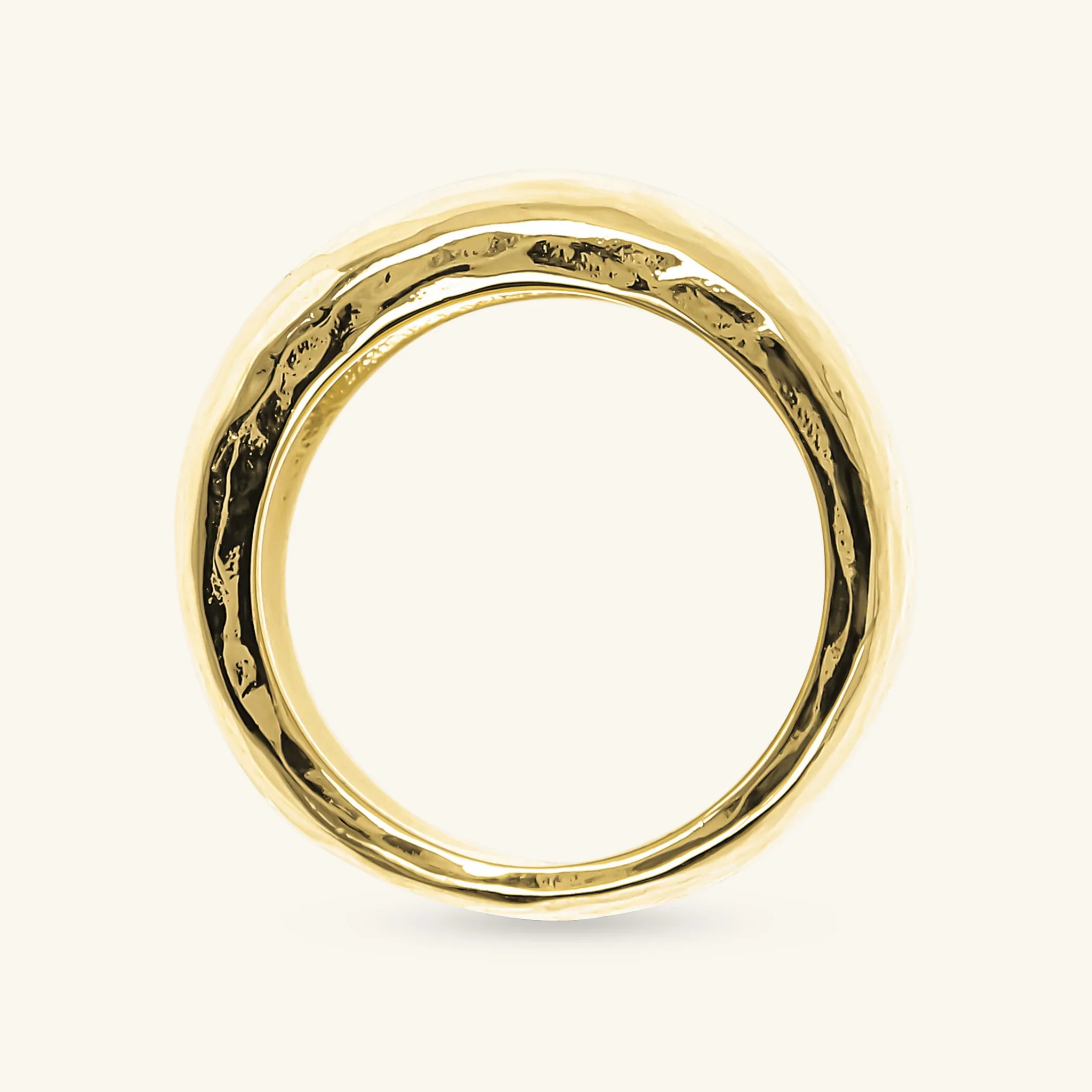 Anello a Fascia Martellato - Image 3