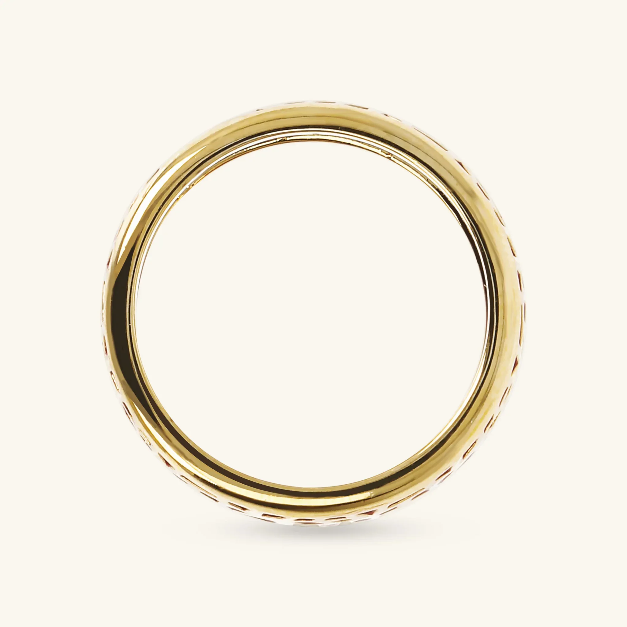 Anello a Fascia Smaltato e Traforato - Image 3