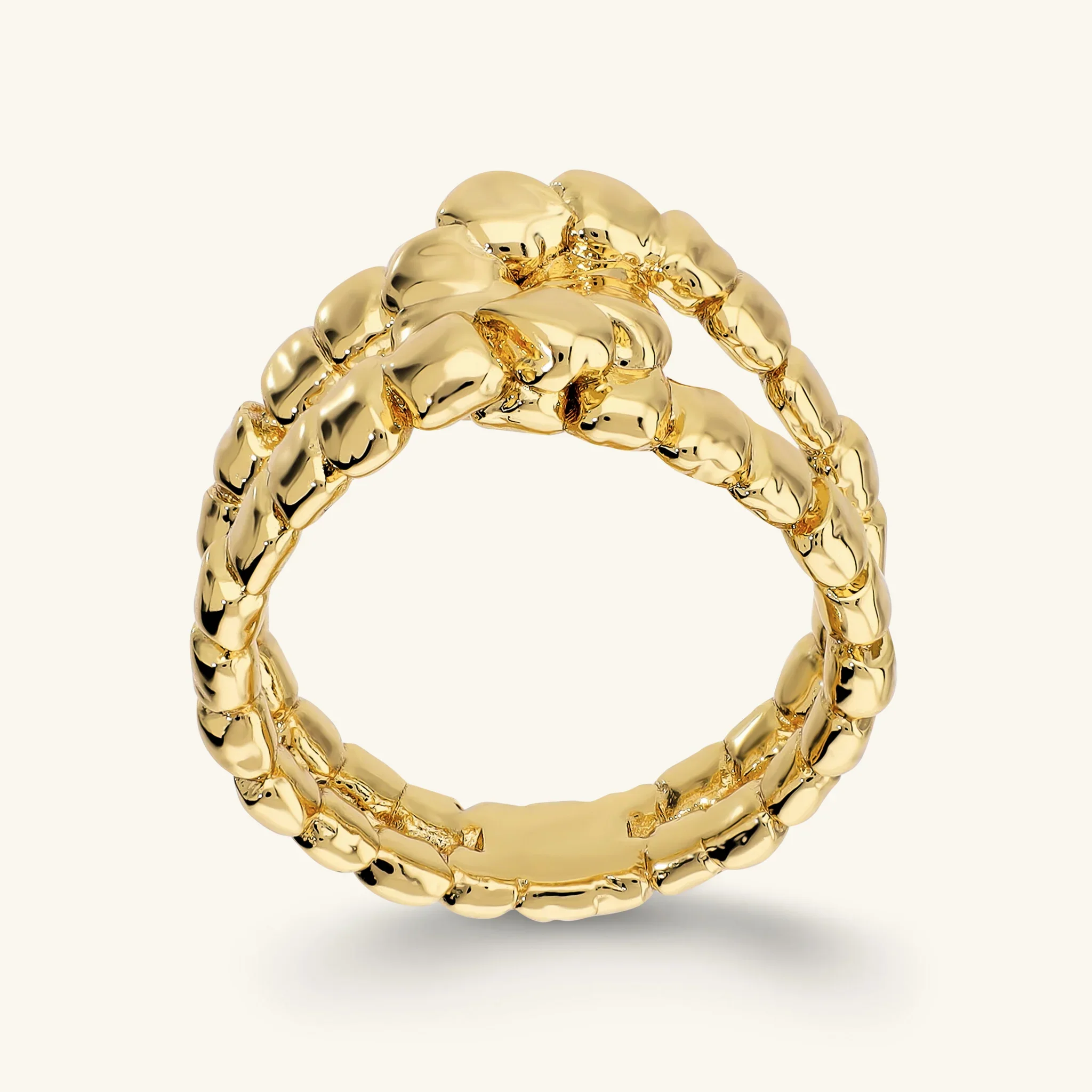 Anello Nodo Texture Corda - Image 3