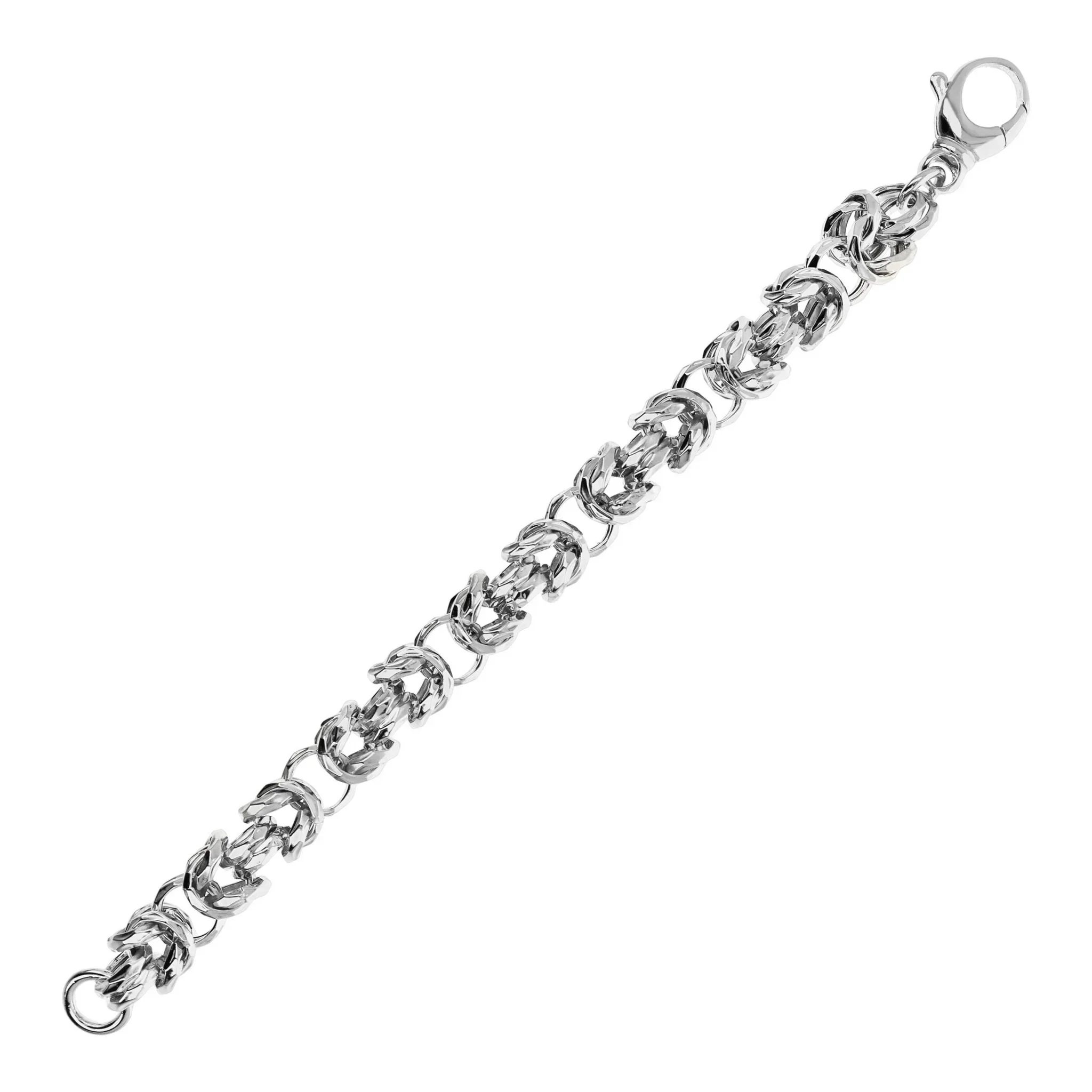 Bracciale Maxi Catena Bizantina Martellata - Image 6