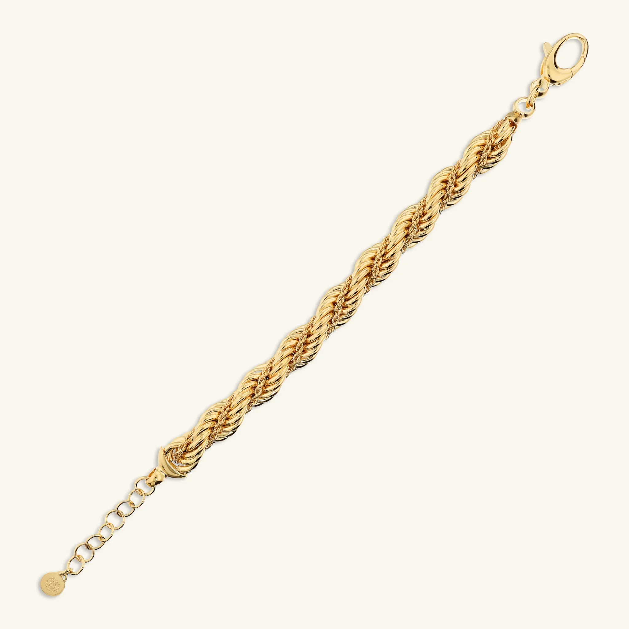 Bracciale Doppia Catena Corda - Image 3