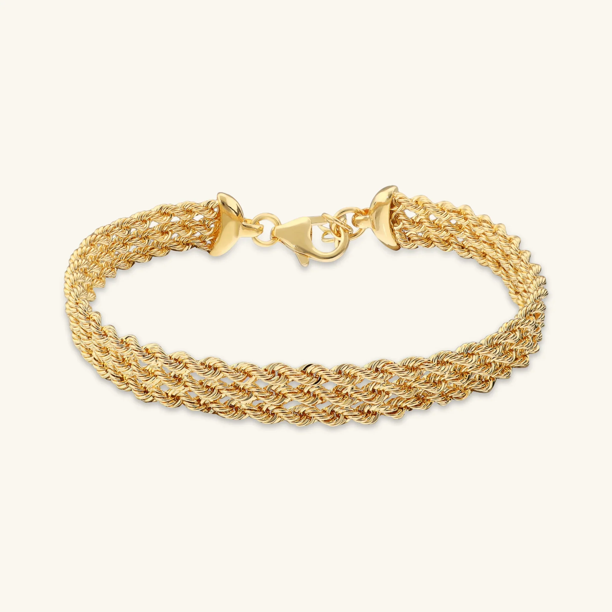 Bracciale Multifilo Catena Corda Sottile