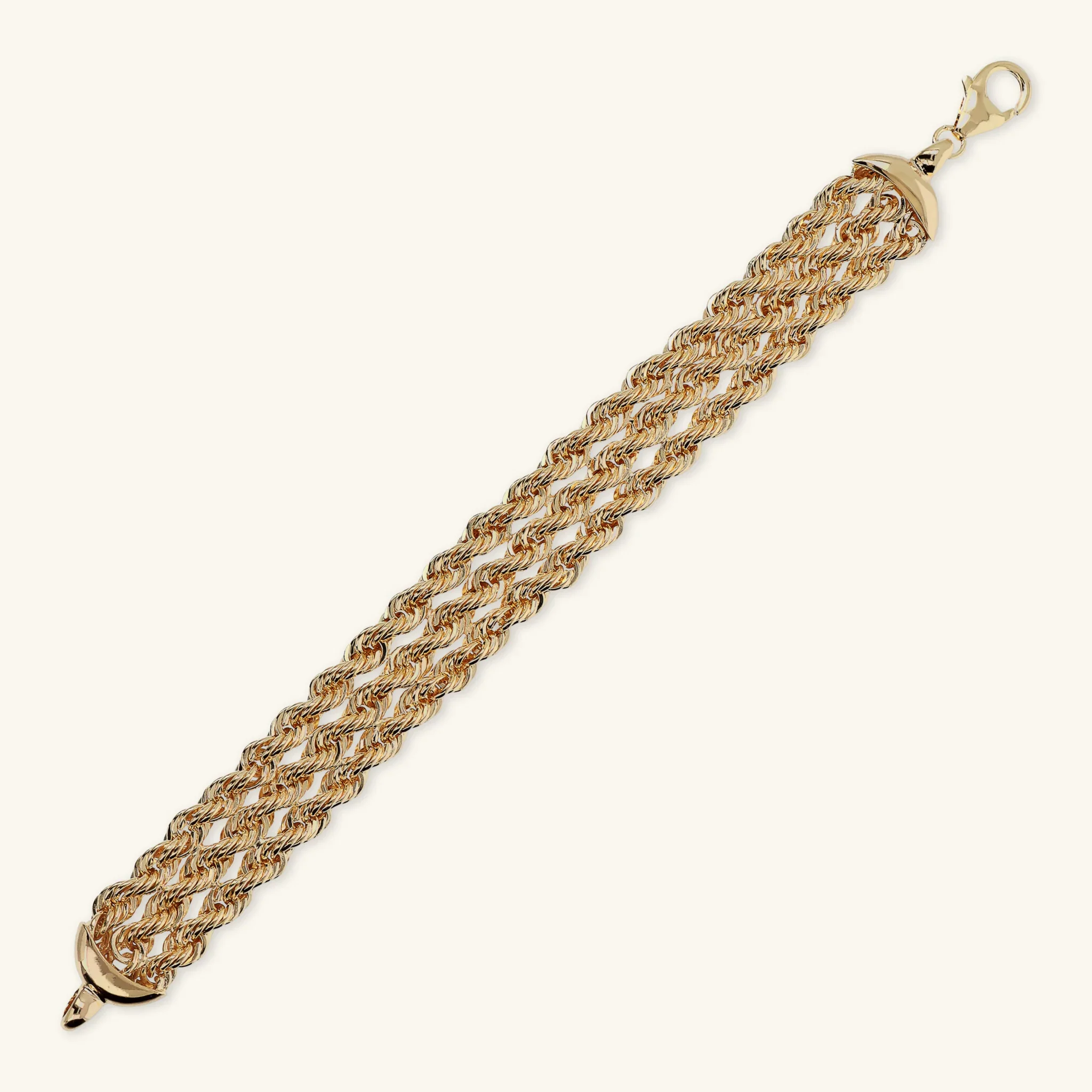 Bracciale Multifilo Maxi Catena Corda - Image 3