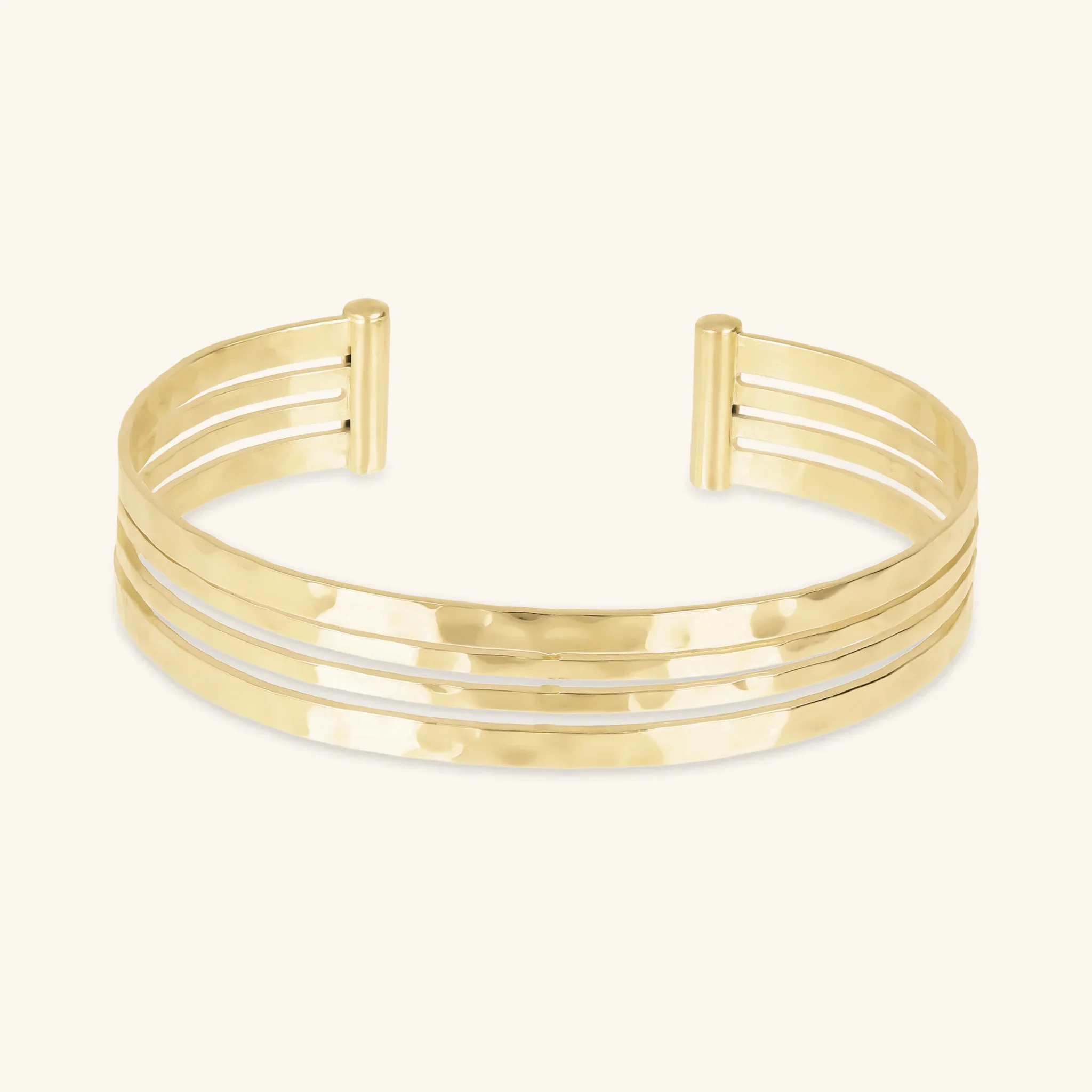 Bracciale Rigido Multifilo Martellato - Image 3