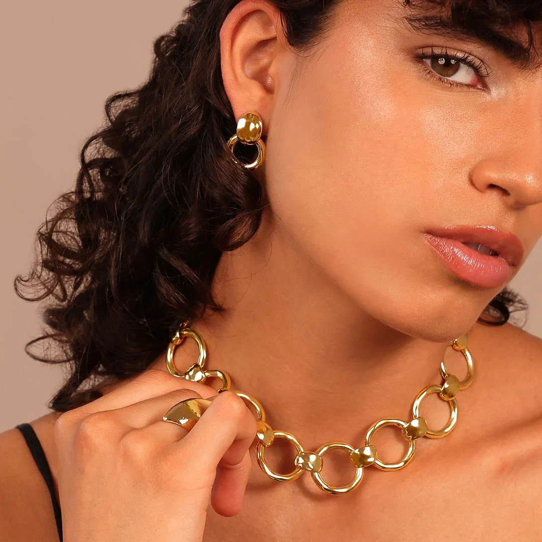 Collana ad Anelli Martellati - Image 2