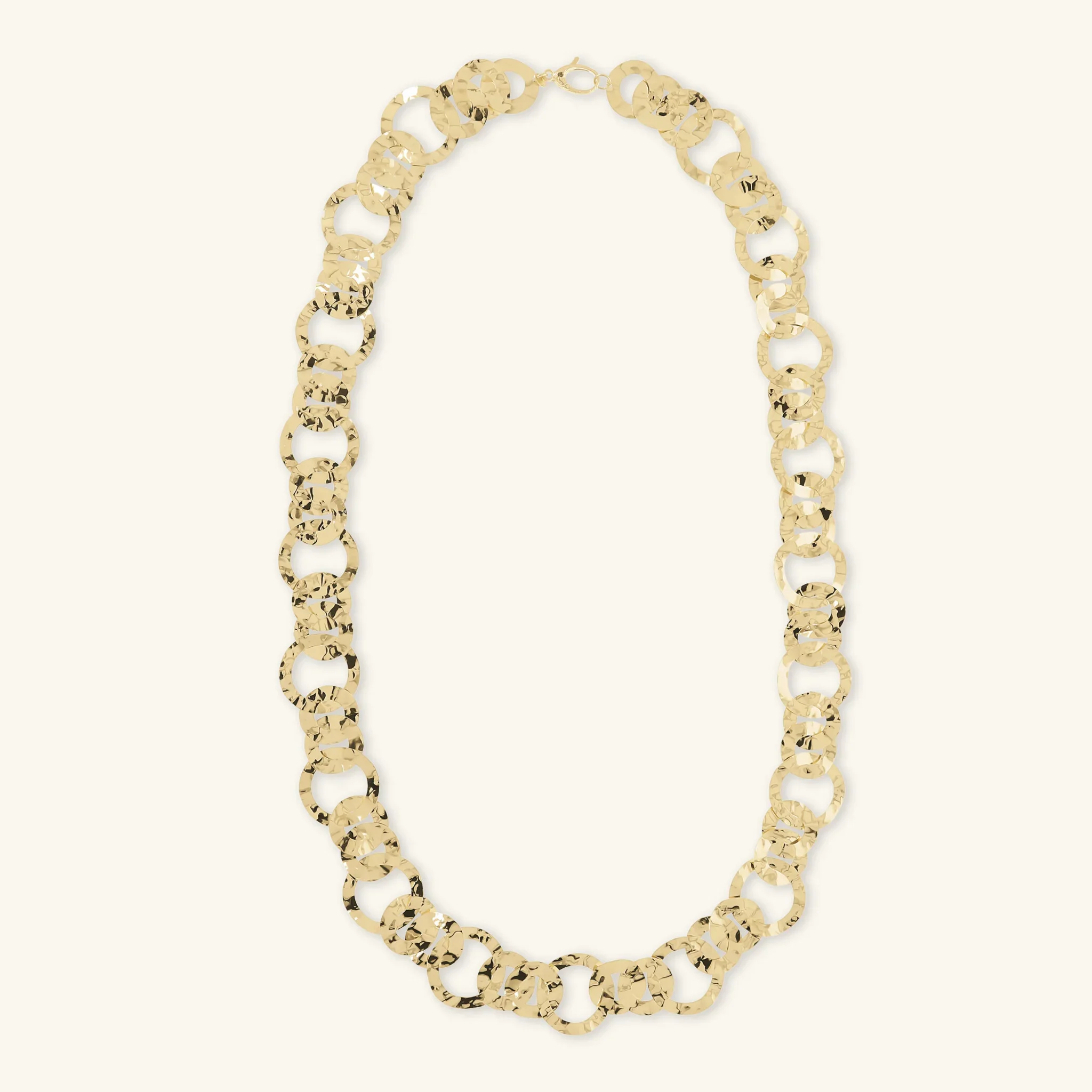Collana con Maglie ad Anelli Martellati - Image 7
