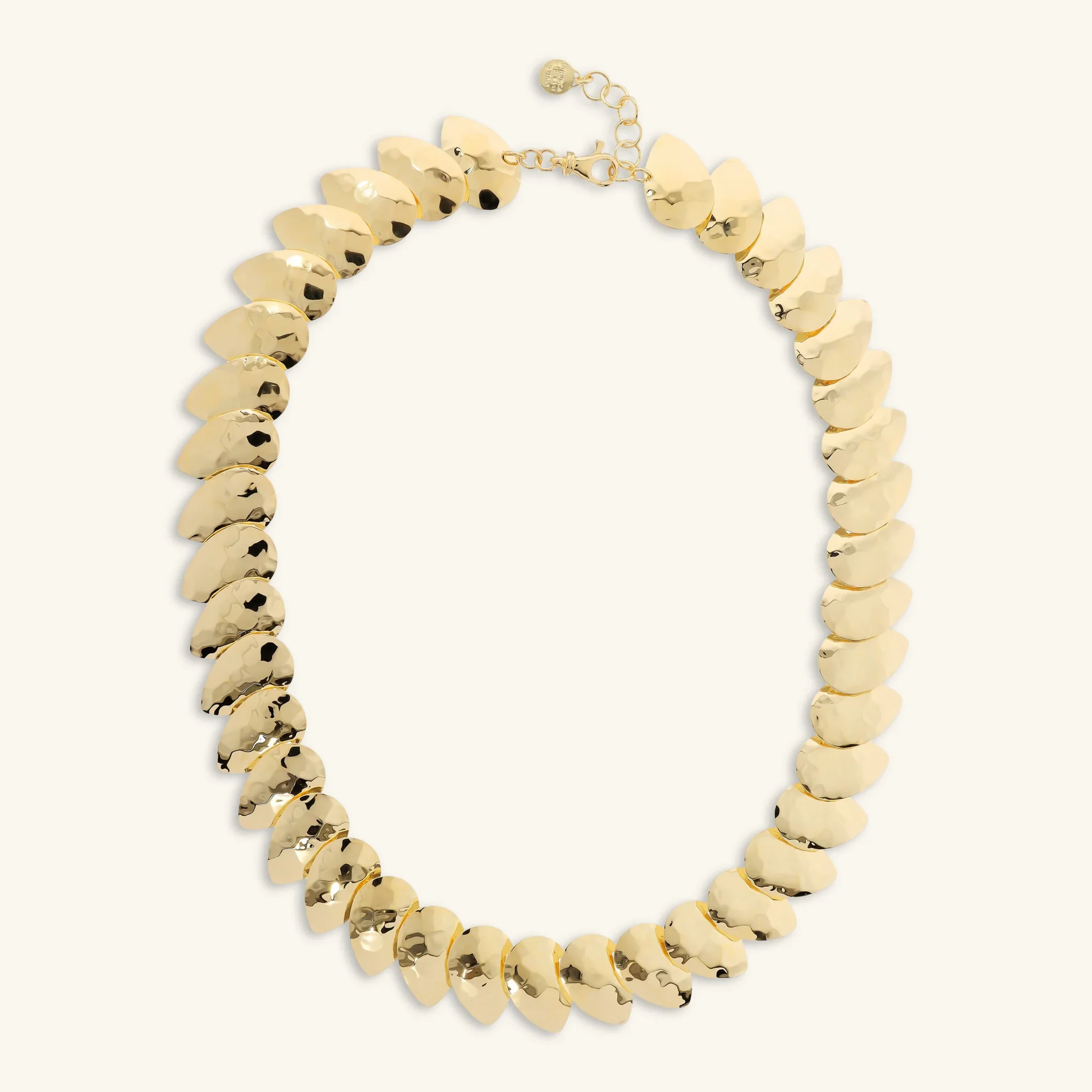 Collana con Elementi a Goccia Martellati - Image 3