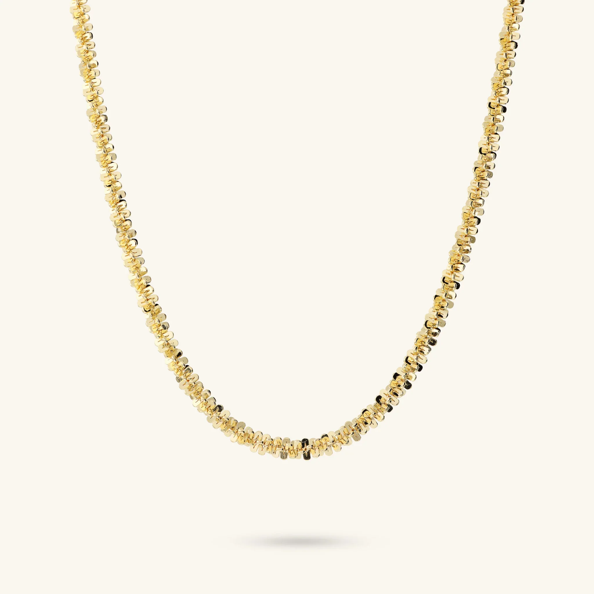 Collana Girocollo Catena Margherita Diamantata