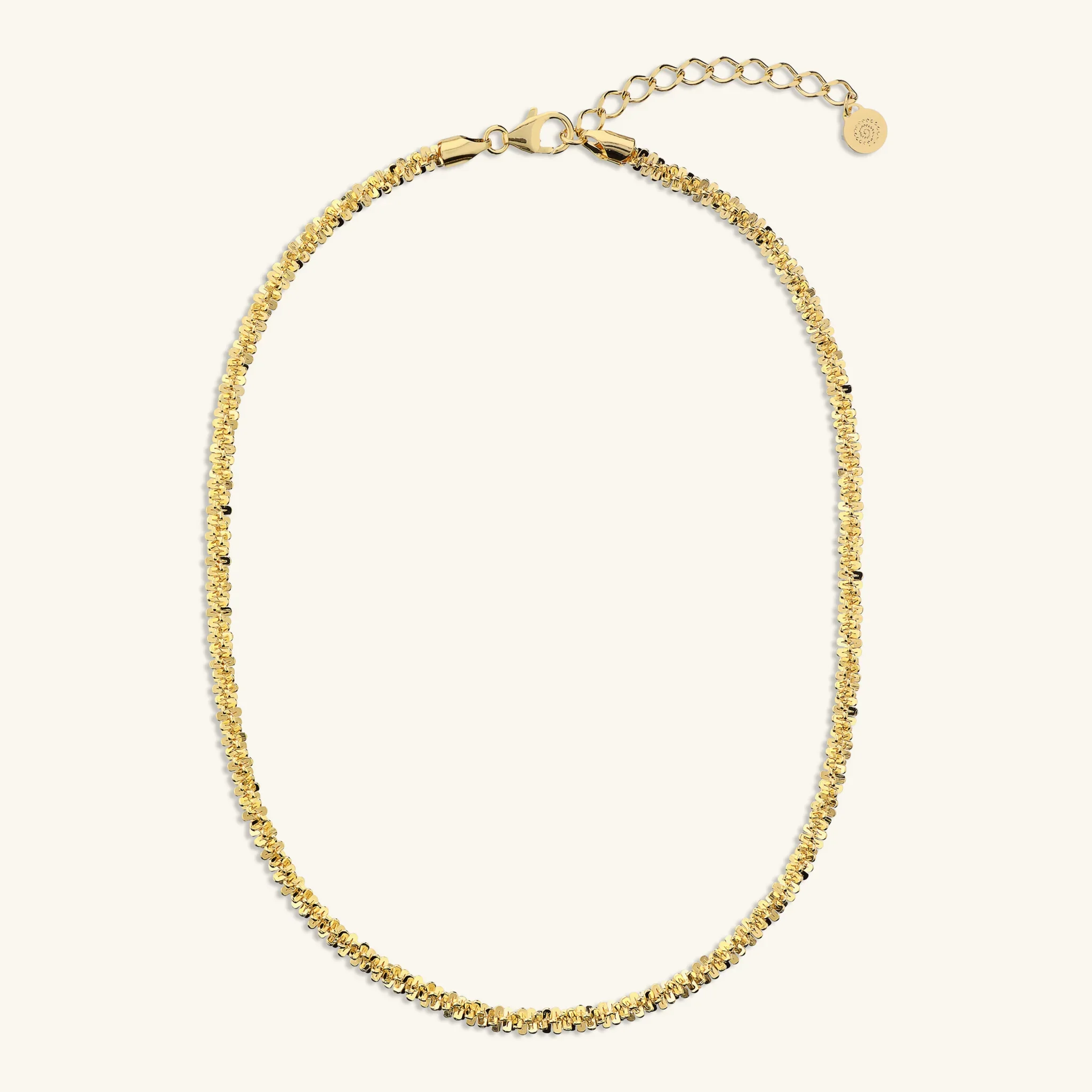 Collana Girocollo Catena Margherita Diamantata - Image 3