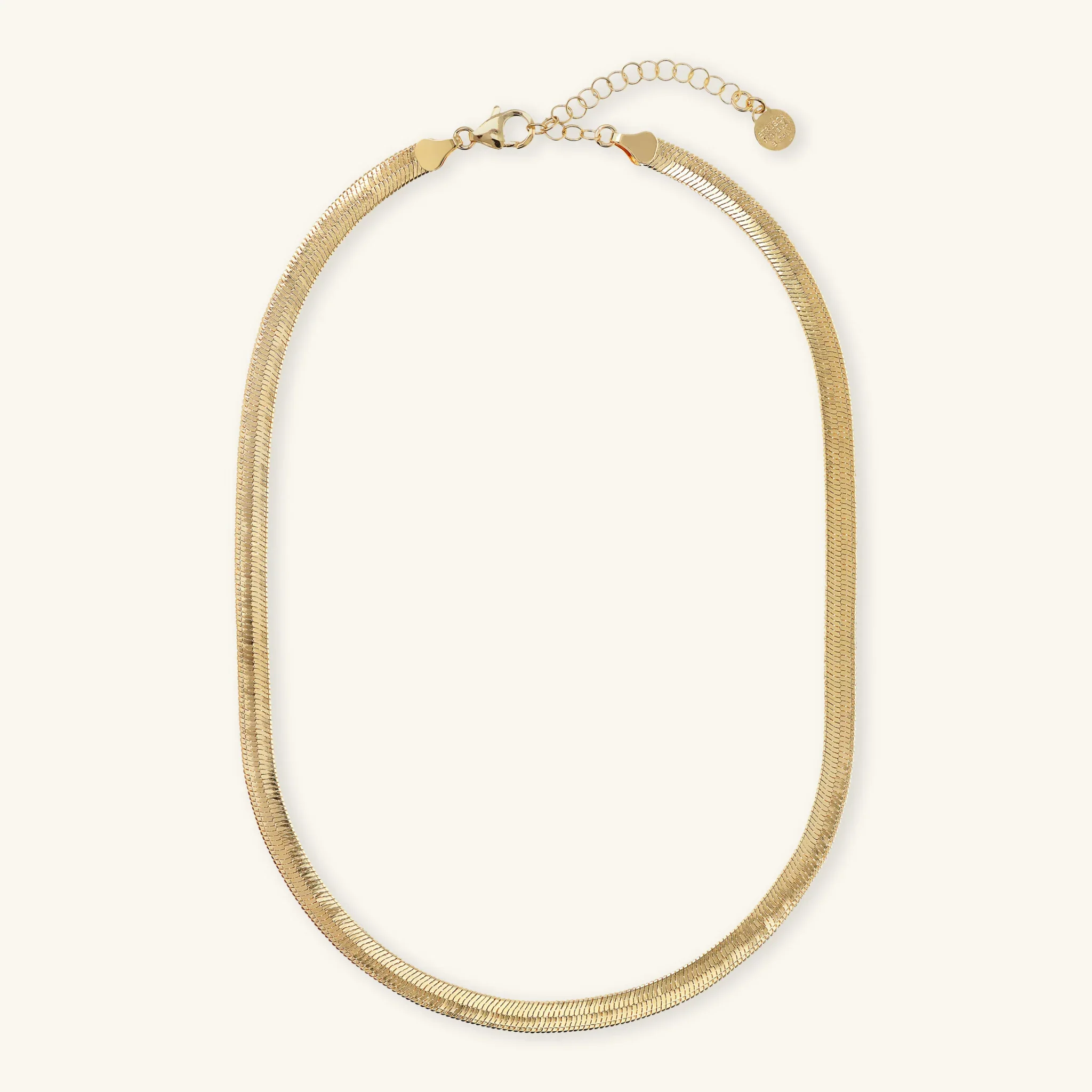 Collana Girocollo Catena Snake Piatta - Image 3