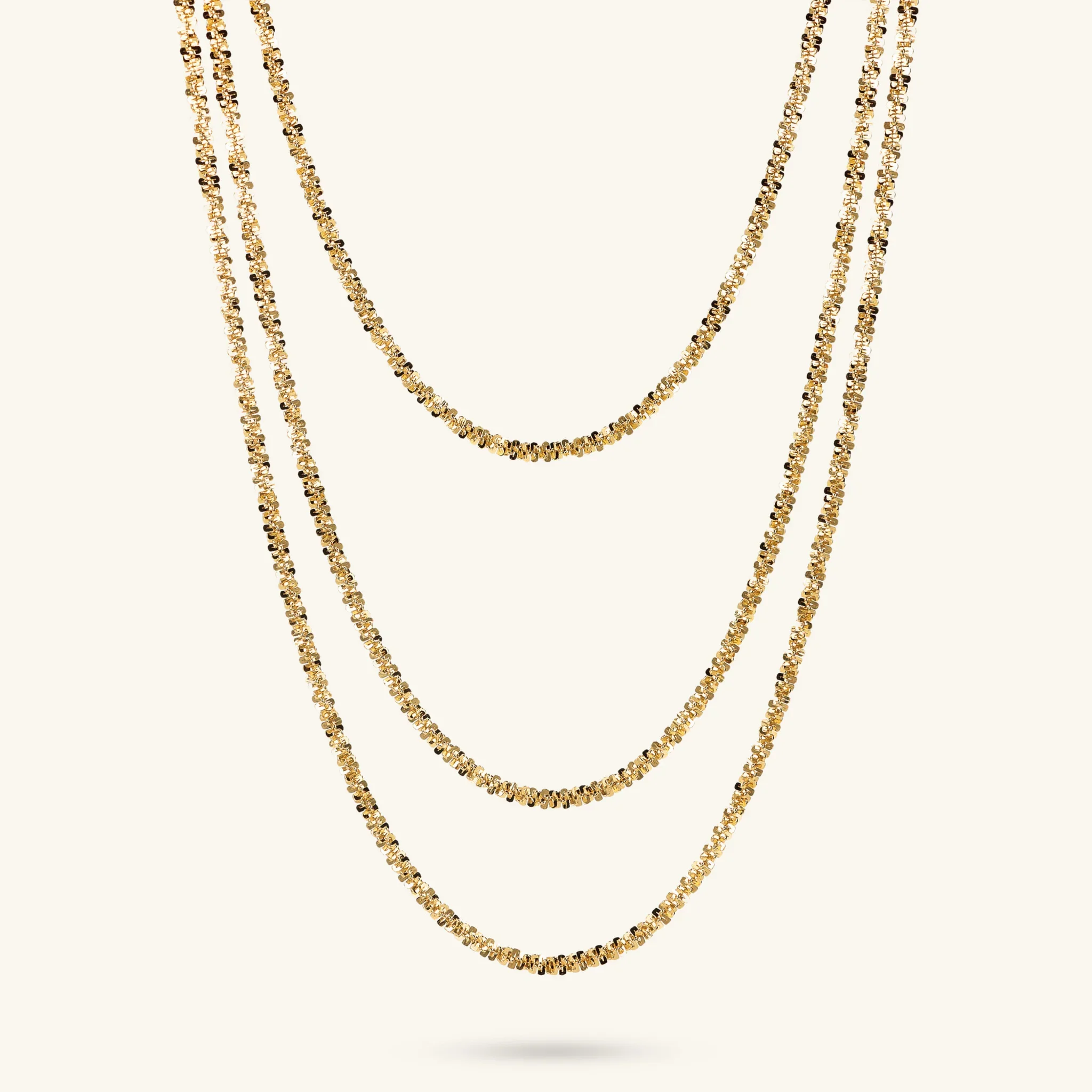 Collana Multifilo Graduata Catena Margherita